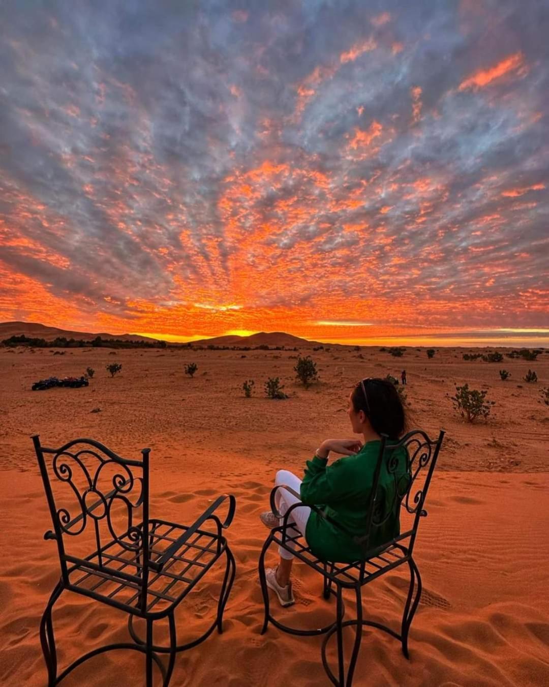 Fox Luxury Desert Camp เมอร์ซูกา ภายนอก รูปภาพ